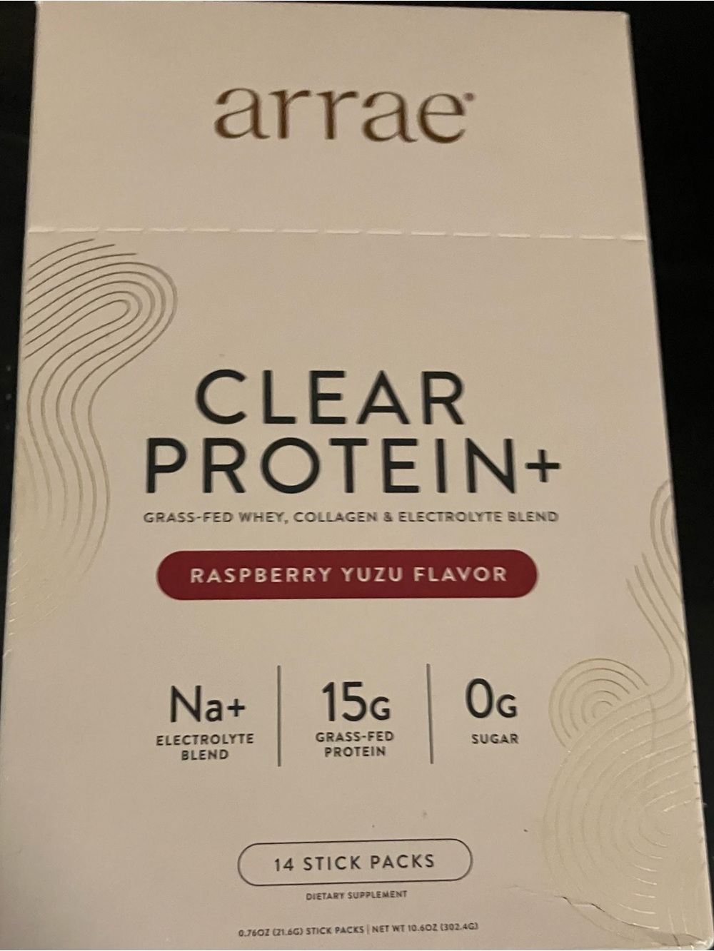 Arrae Clear Protein+Raspberry Yuzu Flavor Drink Mix!Accepting Offers/Bundles!